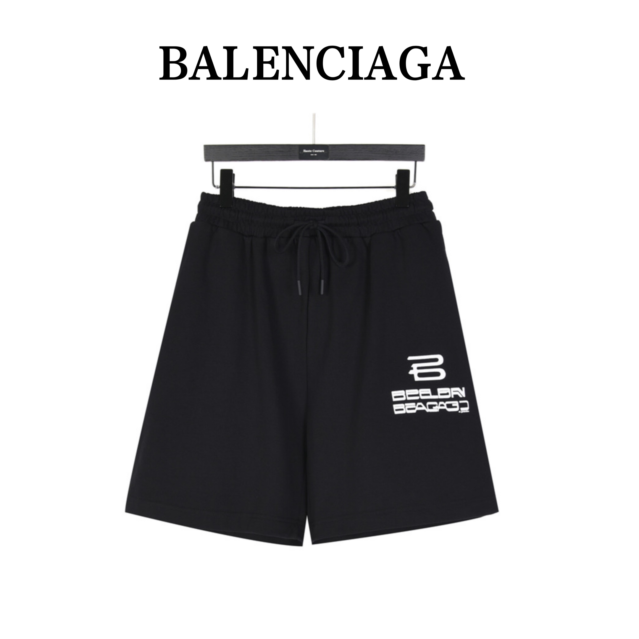 Balenciaga /巴黎世家 24ss CROPPED足球印花短裤