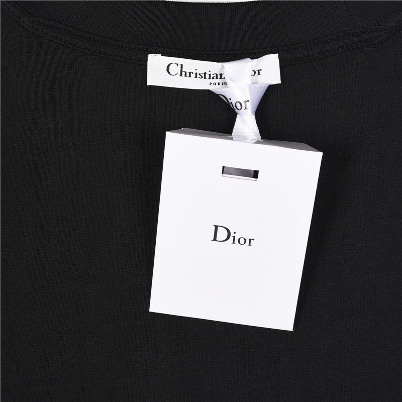Dior/迪奥 经典老花满印提花短袖 黑色 白色