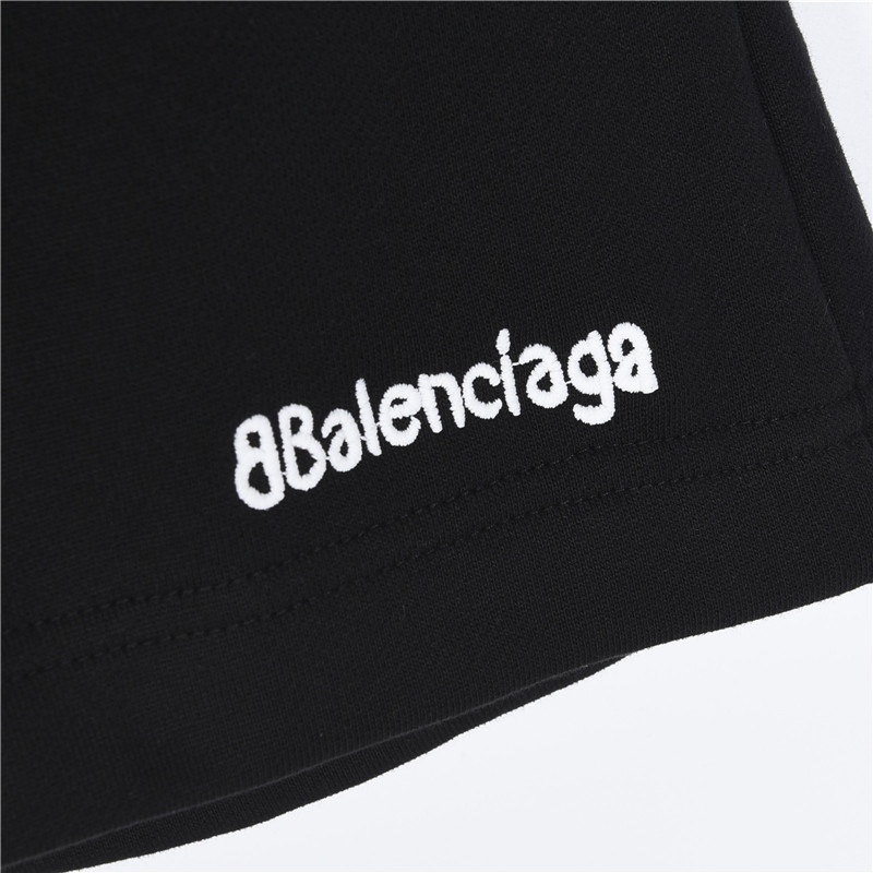 Balenciaga /巴黎世家 小logo字母刺绣基础款短裤