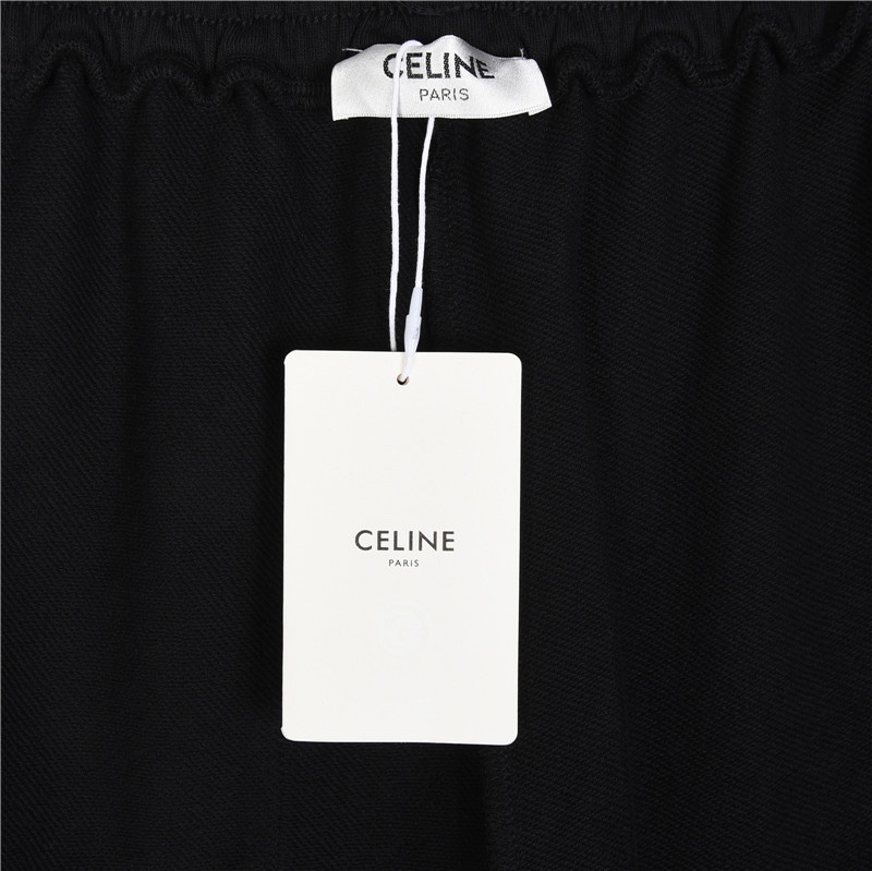 Celine/赛琳 凯旋门刺绣及侧边织带短裤