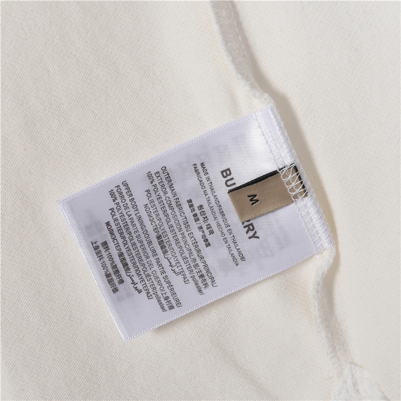 Burberry/巴宝莉 胸前字母及背后战马印花短袖Polo衫黑色 白色