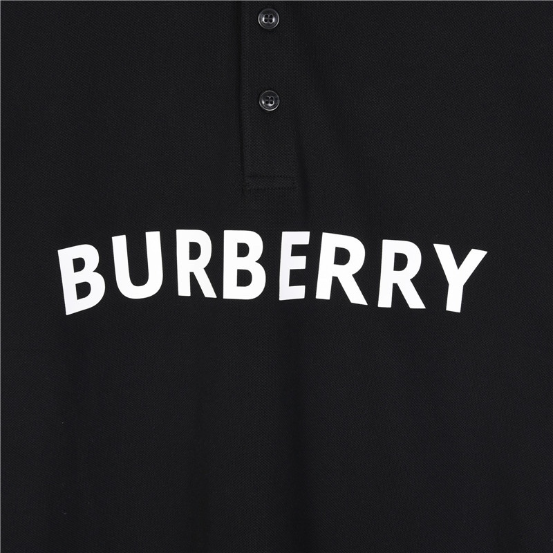 Burberry/巴宝莉 胸前字母及背后战马印花短袖Polo衫