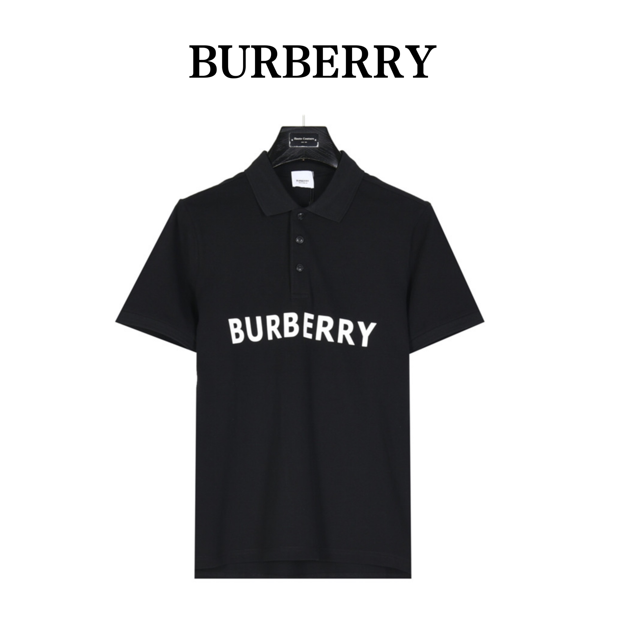 Burberry/巴宝莉 胸前字母及背后战马印花短袖Polo衫