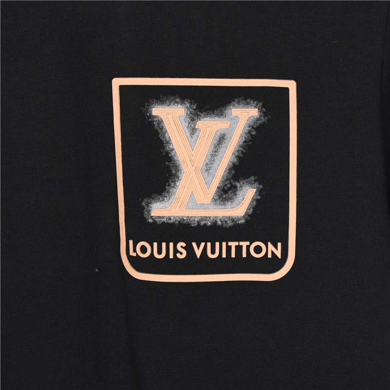 Louis Vuitton/路易威登 假口袋logo立体压胶短袖T恤