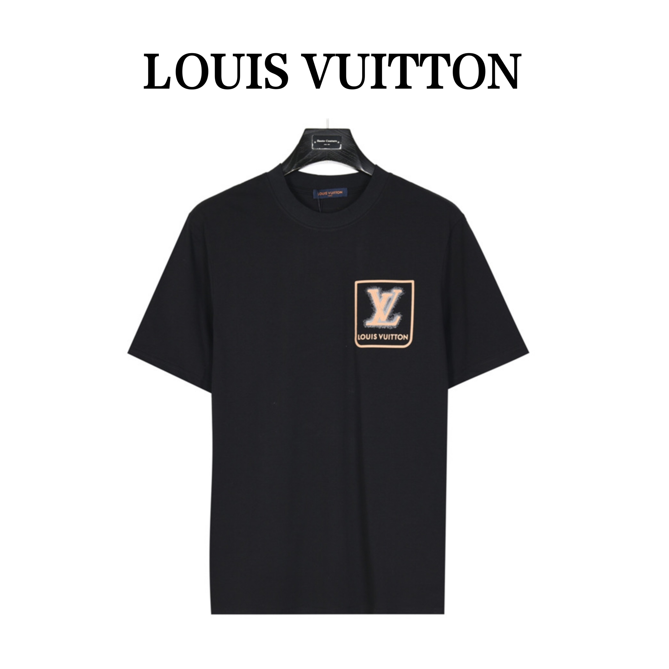 Louis Vuitton/路易威登 假口袋logo立体压胶短袖T恤