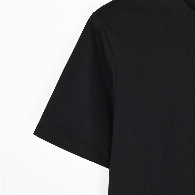 Fendi/芬迪 双F撞色logo刺绣短袖T恤