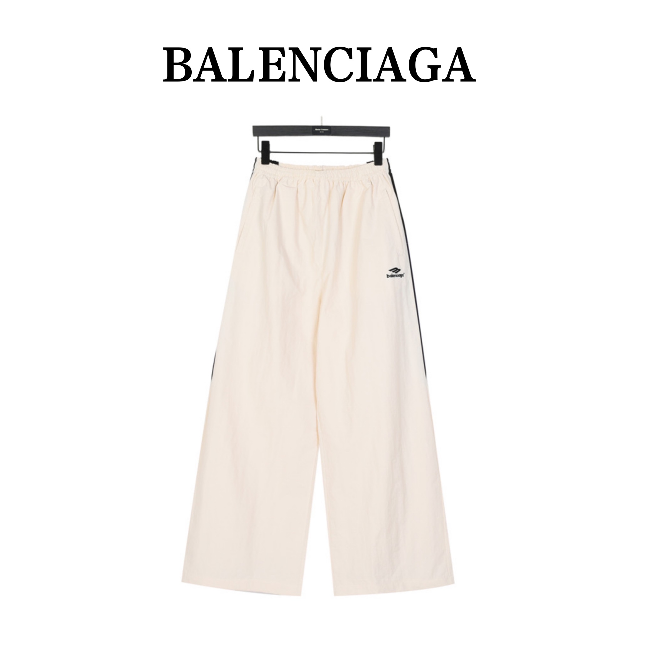 Balenciaga/巴黎世家新款3M拼接刺绣长裤