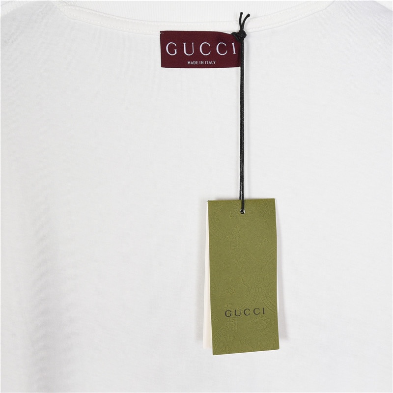 Gucci/古驰 24ss春夏新款 字母logo渐变印花短袖t恤