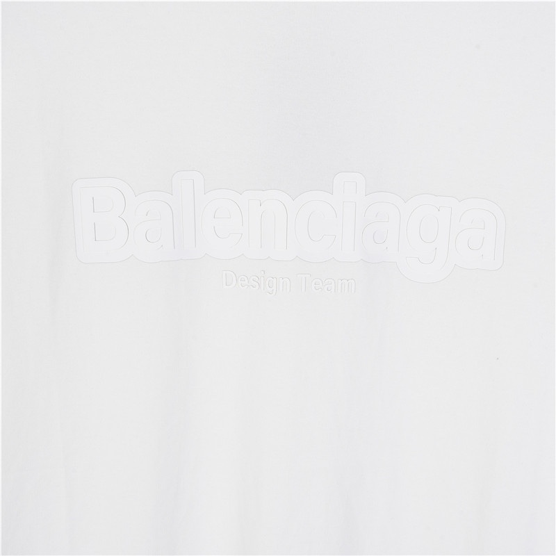 Balenciaga 巴黎世家 字母立体压胶短袖T恤