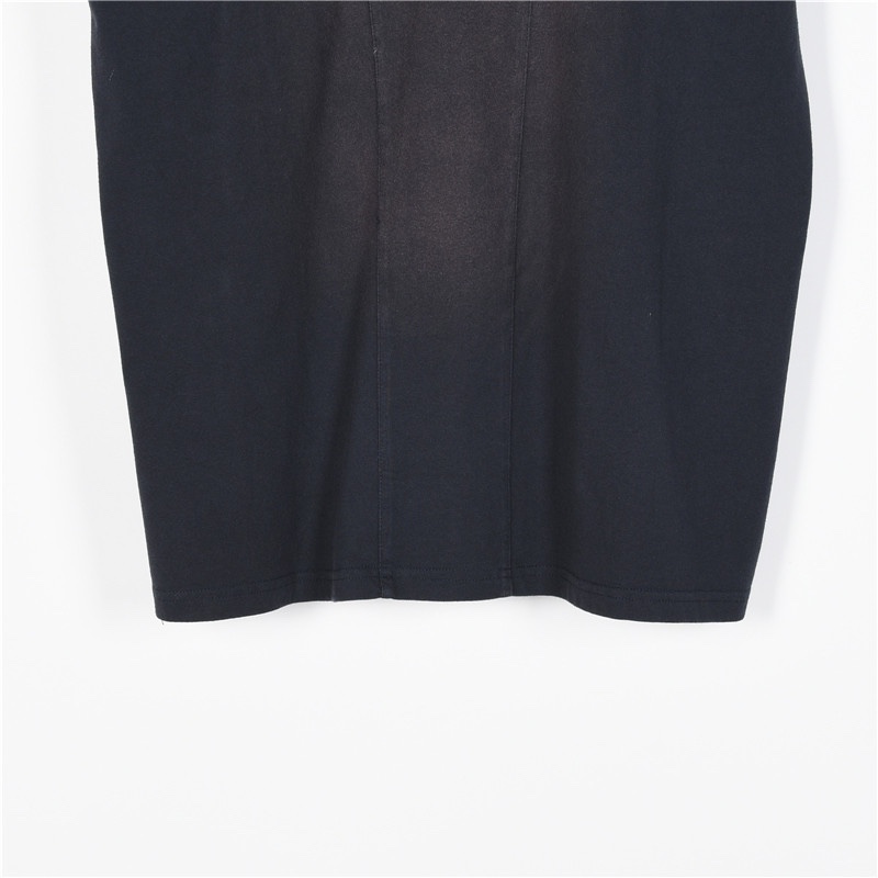Balenciaga/巴黎世家 24SS新款王炸机车风双环刺绣拼接短袖T恤