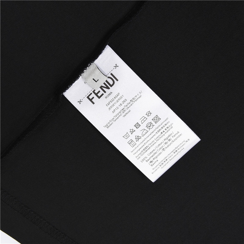 Fendi x FRGMT × Pokemon 芬迪 宝可梦小火龙短袖T恤