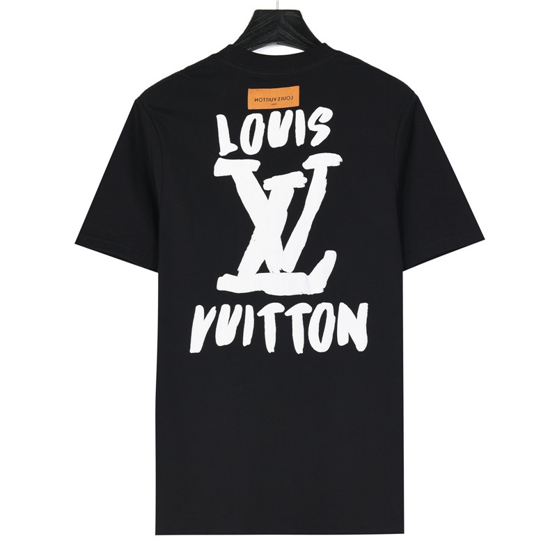 Louis Vuitton/路易威登 涂鸦logo发泡印花短袖T恤