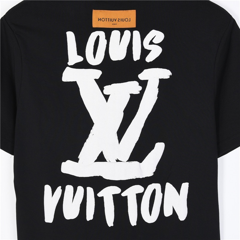 Louis Vuitton/路易威登 涂鸦logo发泡印花短袖T恤