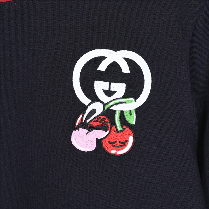 Gucci /古驰 24ss 樱桃刺绣短袖T恤