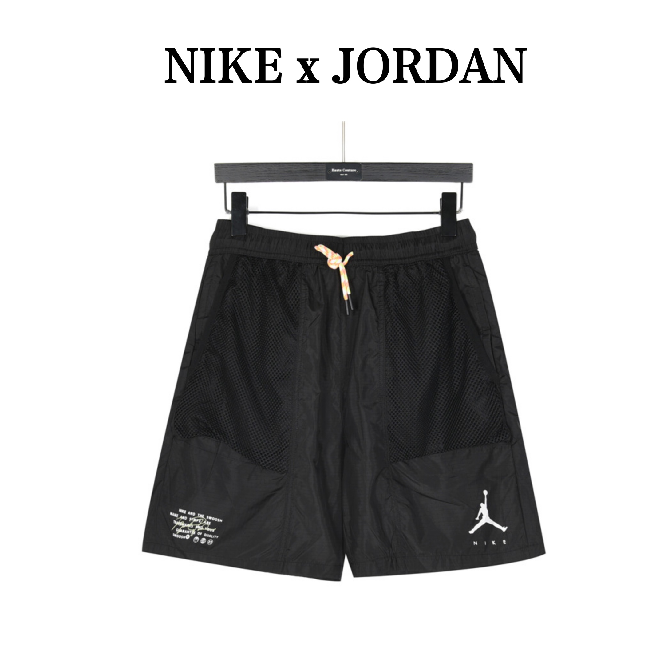 Nike×Jordan 联名 休闲宽松梭织速干短裤 高品质正确版AIR FOG FEAR OF GOD联名NBA美式运动双层网眼速干短裤