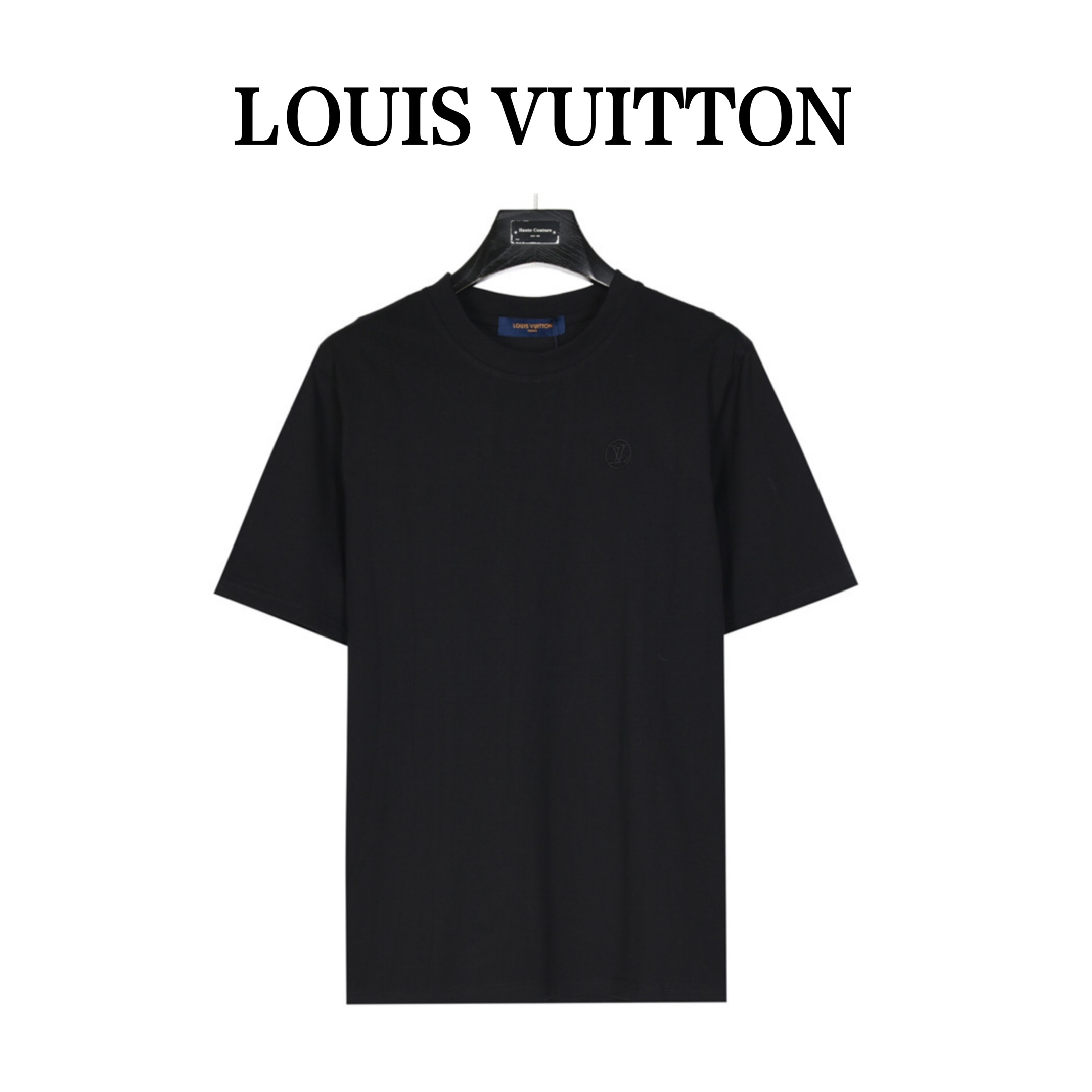 Louis Vuitton/路易威登 经典胸口暗纹刺绣小标短袖T恤