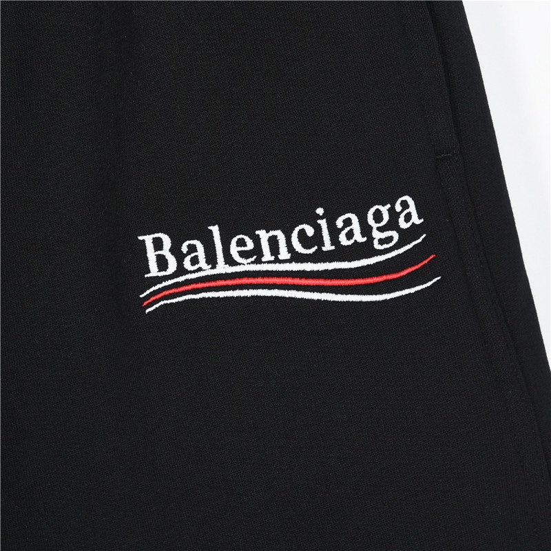 Balenciaga /巴黎世家 经典可乐刺绣基础款短裤