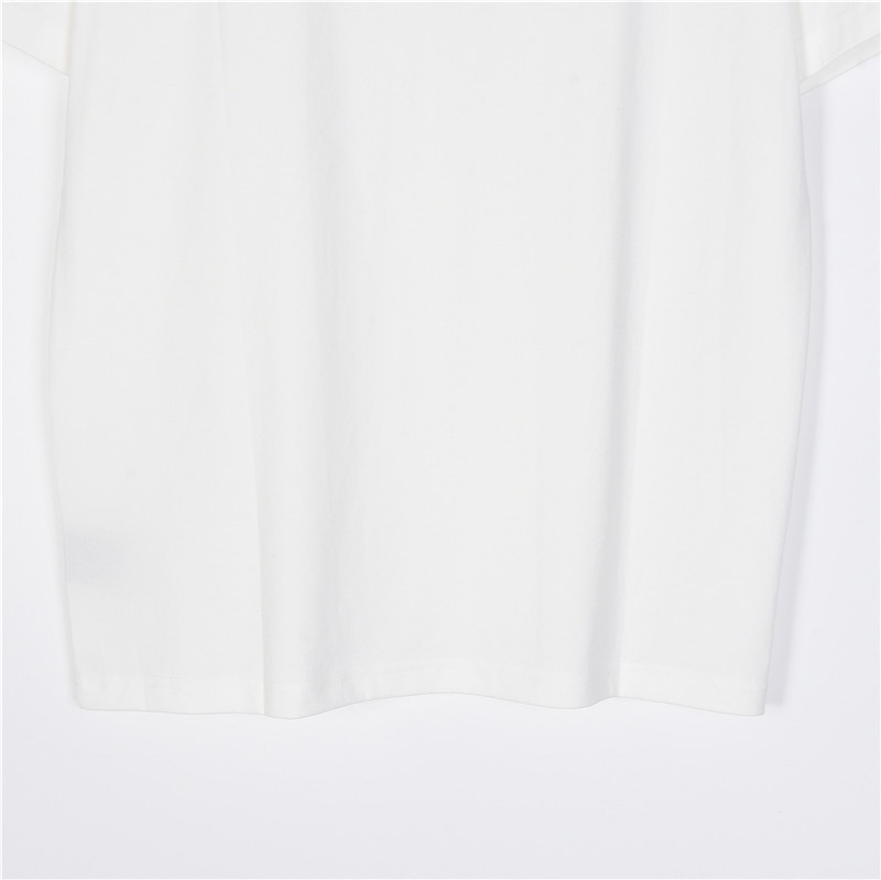 Balenciaga/巴黎世家 彩色字母刺绣短袖T恤白色 Size