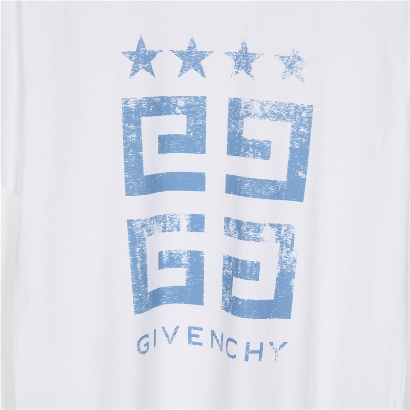 Givenchy/纪梵希褪色四宫格短袖