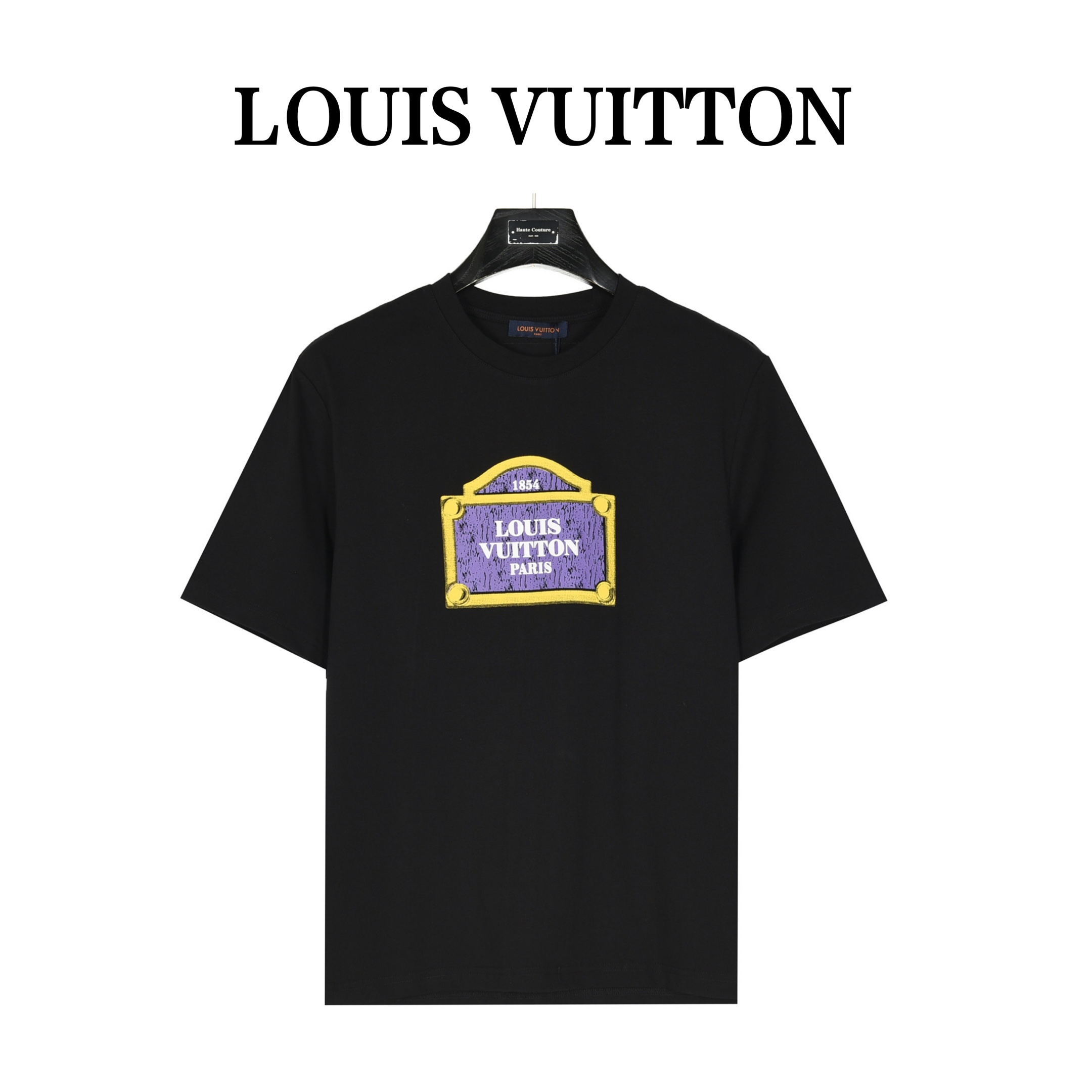 LouisVuitton/路易威登 涂鸦手提包logo图案印花短袖T恤