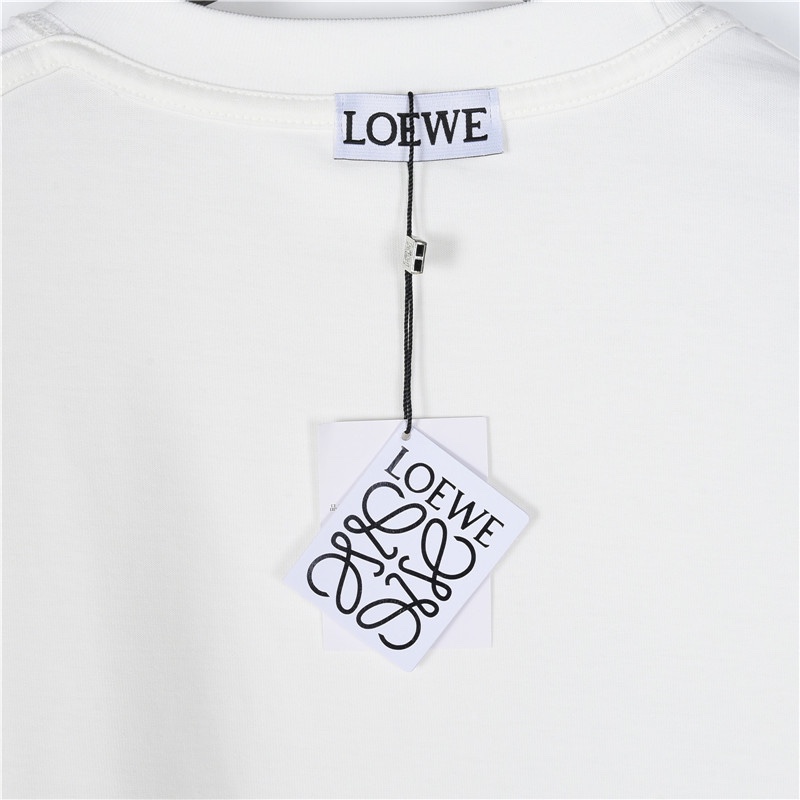 Loewe/罗意威 24Fw 简约撞色logo刺绣长袖T恤