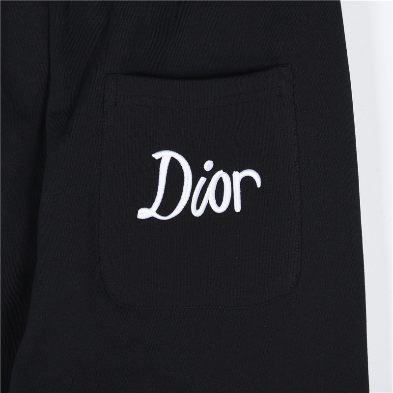 Dior/迪奥 24Fw CD口袋logo刺绣棉质卫裤