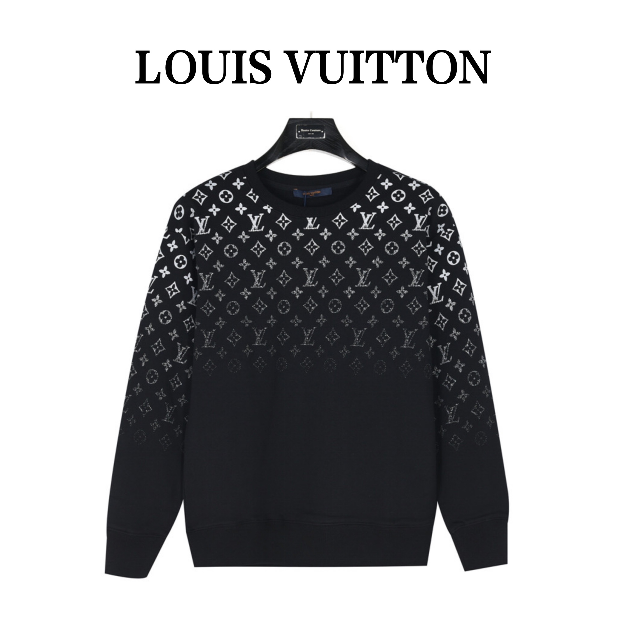 Louis Vuitton/路易威登 24Fw 满印老花渐变圆领卫衣