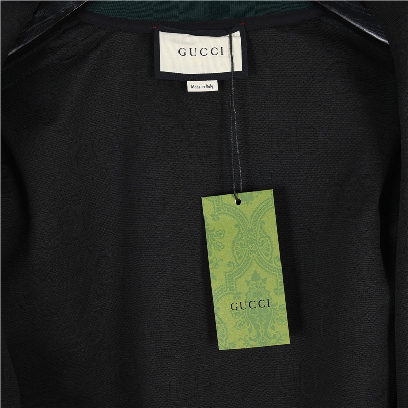 Gucci/古驰 侧边织带满印双G提花外套