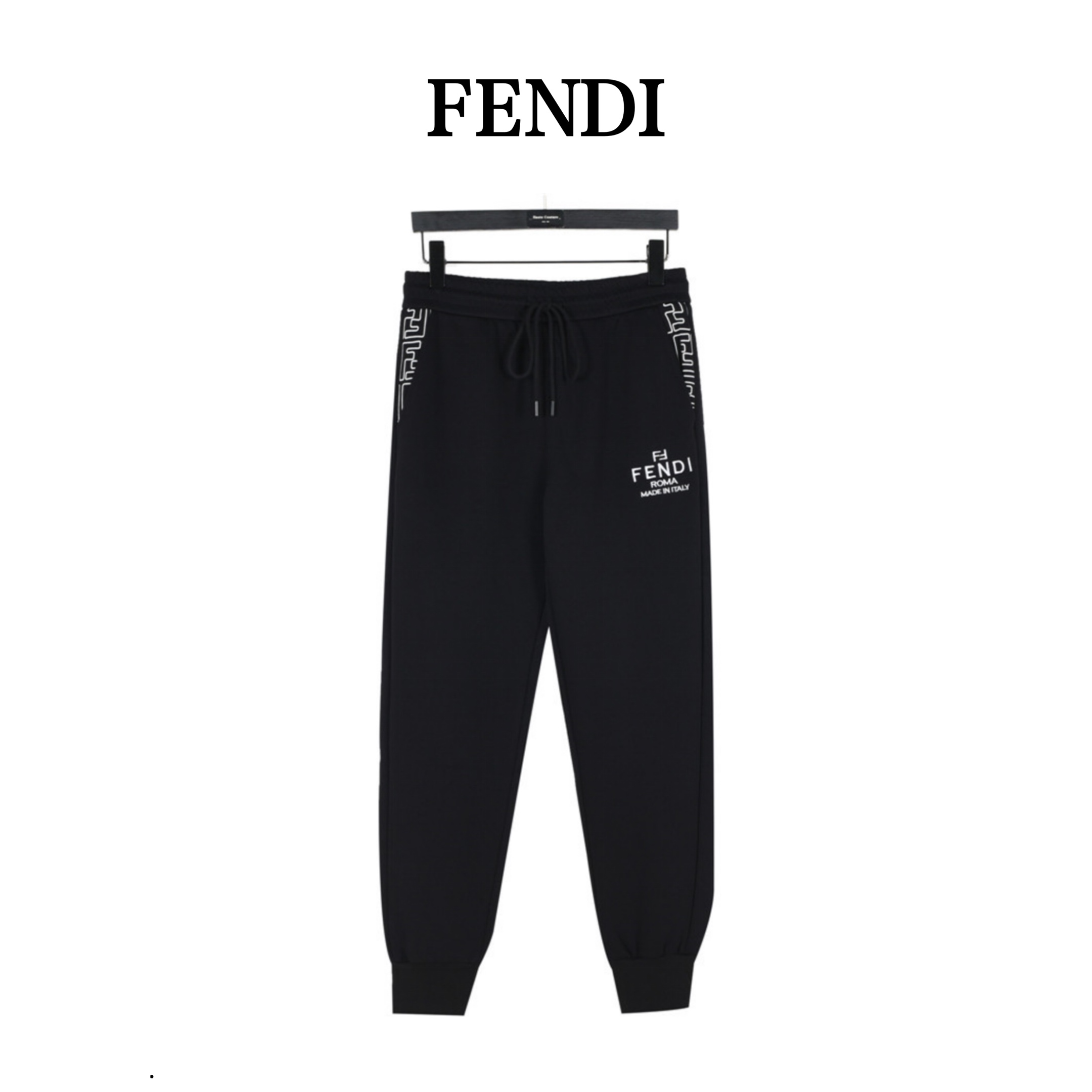 Fendi/芬迪 24新款刺绣字母长裤