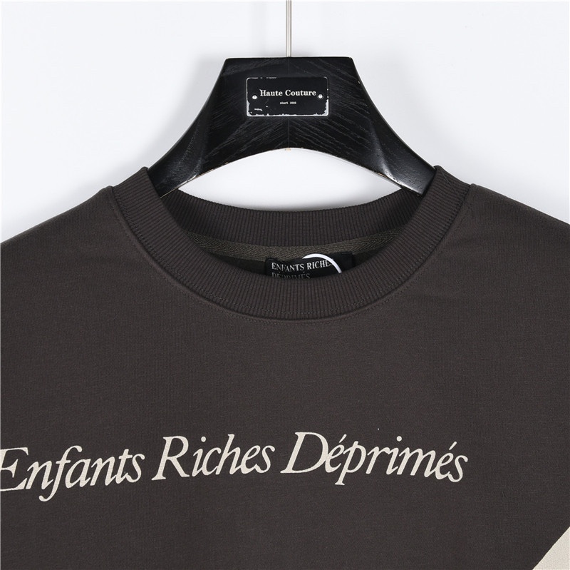 Enfants Riches Deprimes 熟睡少女人像《破裂纹》做旧印花卫衣