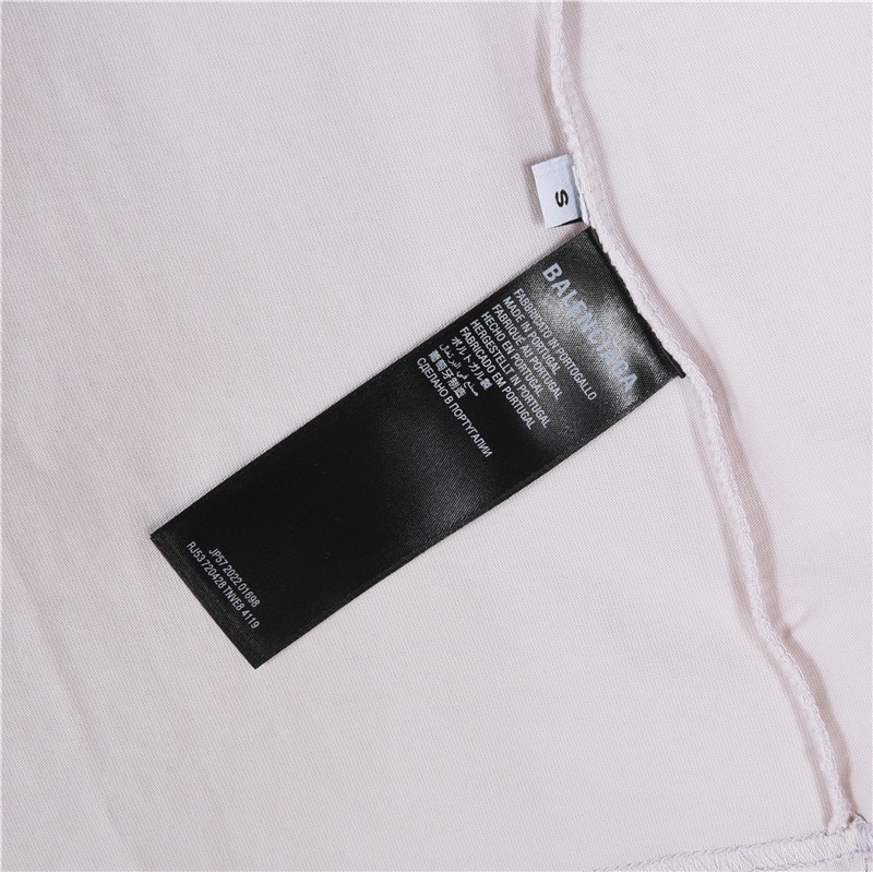 Balenciaga/巴黎世家 24ss 双B刺绣短袖