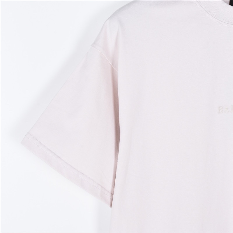 Balenciaga/巴黎世家 24ss 双B刺绣短袖