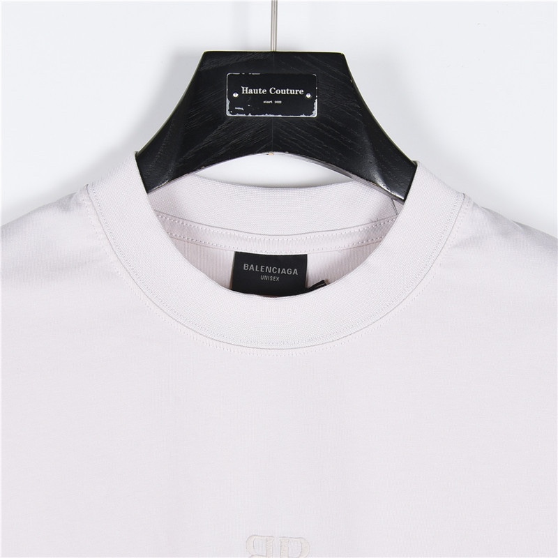 Balenciaga/巴黎世家 24ss 双B刺绣短袖