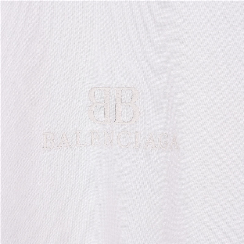 Balenciaga/巴黎世家 24ss 双B刺绣短袖