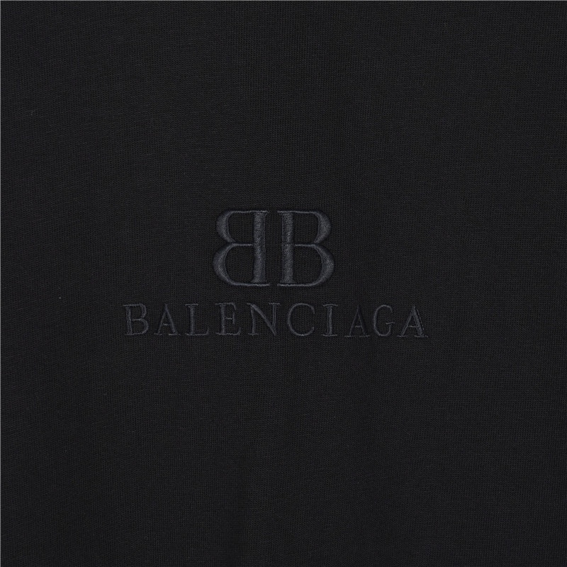 Balenciaga/巴黎世家 24ss 双B刺绣短袖