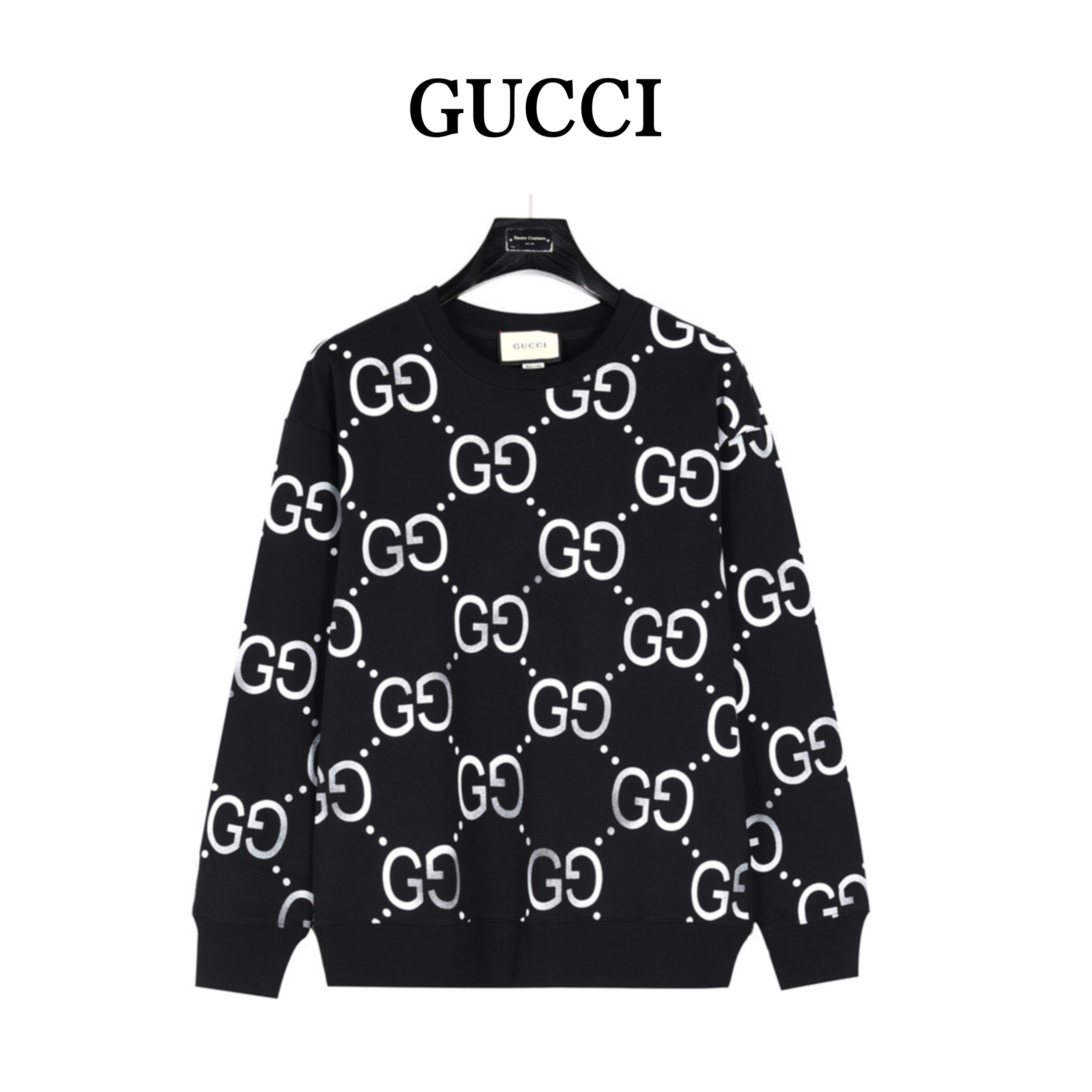 Gucci Roupa Moletons Compre 1: 1
 Cor de damasco Preto Impressão Algodão Colecção Primavera Fashion