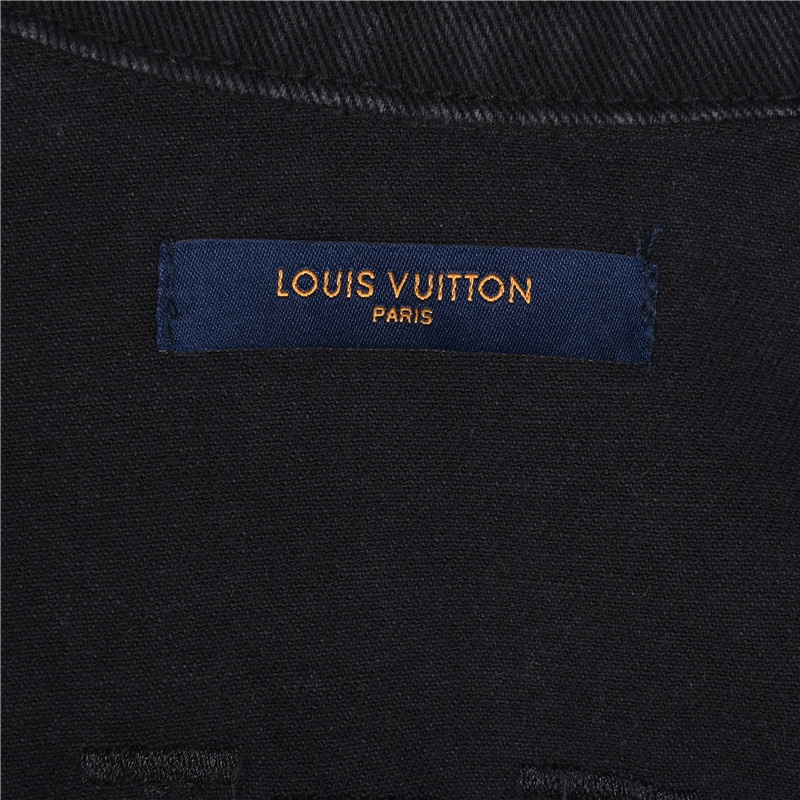 Louis Vuitton/路易威登 24Fw 满钻logo字母刺绣牛仔夹克外套