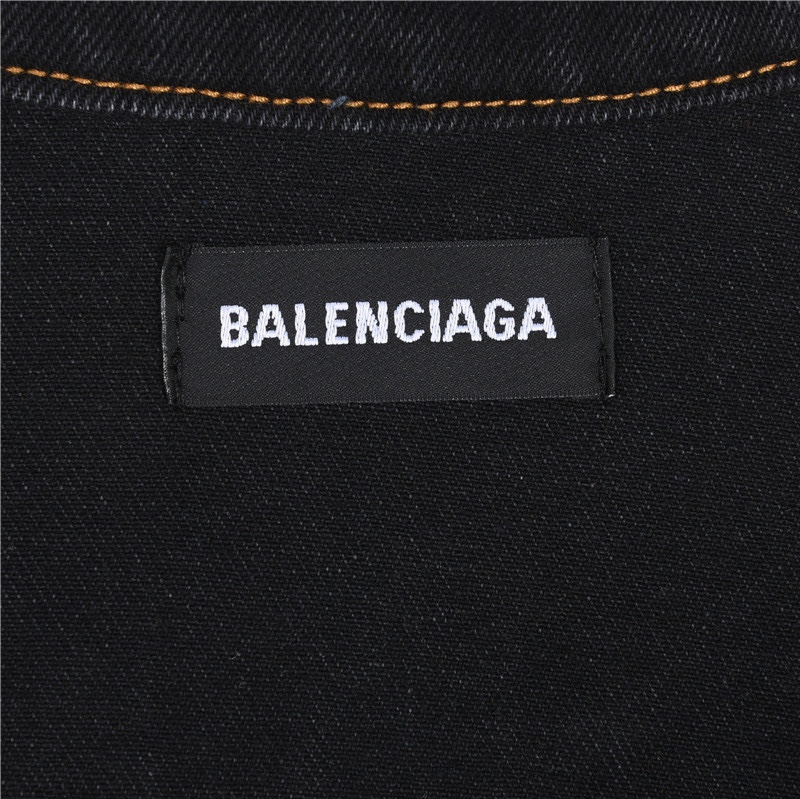 Balenciaga/巴黎世家 24Fw 龙年限定图案牛仔夹克外套