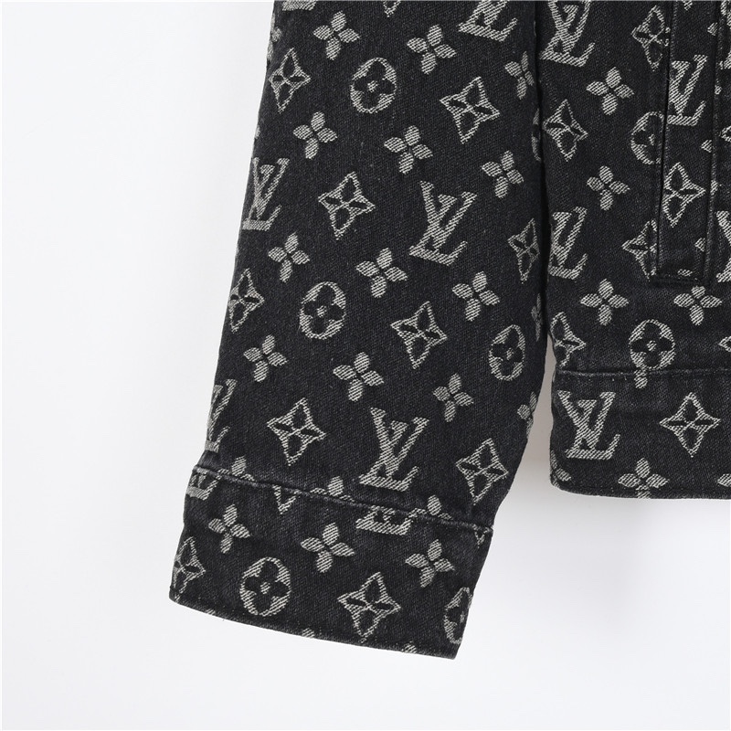 Louis Vuitton/路易威登 小红人刺绣提花满印牛仔夹克外套