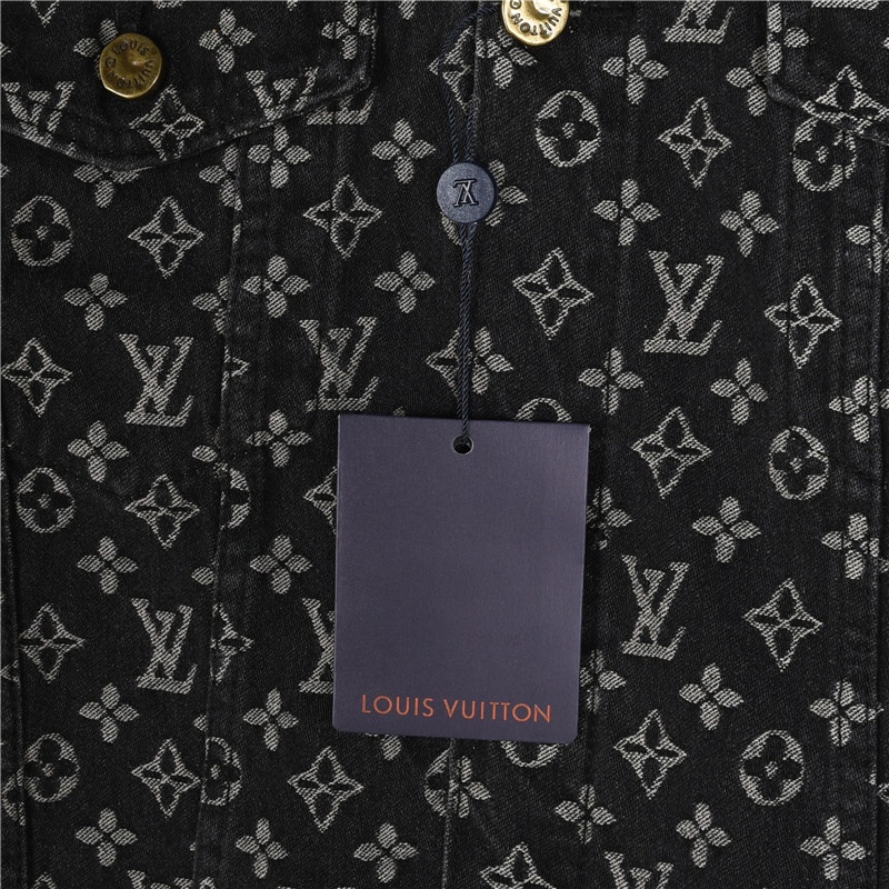 Louis Vuitton/路易威登 小红人刺绣提花满印牛仔夹克外套