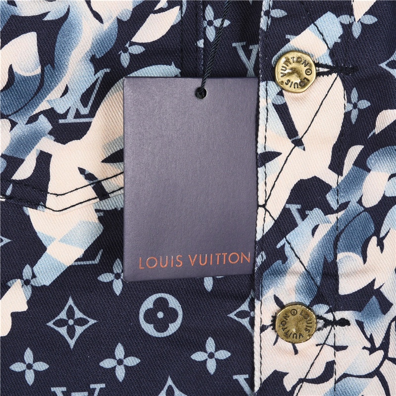 Louis Vuitton/路易威登 满印老花花卉提花牛仔夹克外套