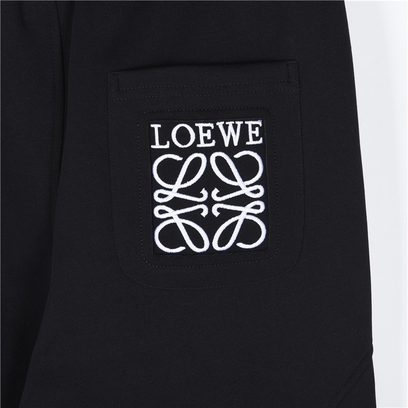 Loewe/罗意威 24Fw 重工裁剪徽标及logo刺绣拼接长裤