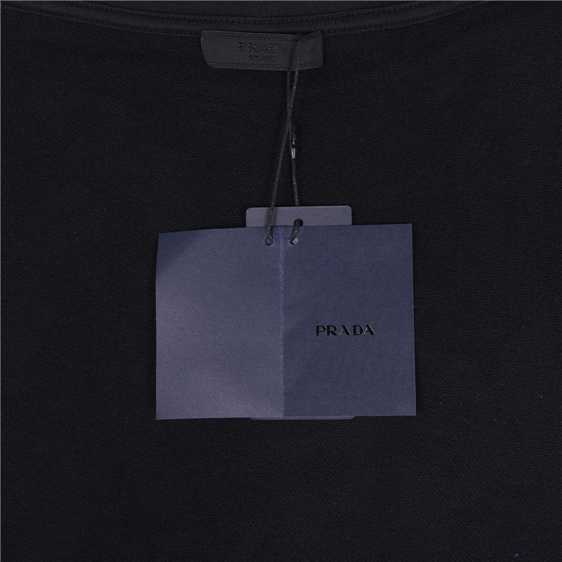 Prada/普拉达胸前三角标连帽卫衣