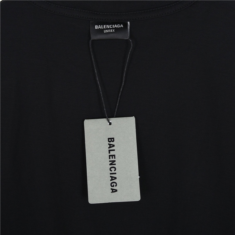 Balenciaga/巴黎世家 24ss 胸前双B刺绣短袖T恤