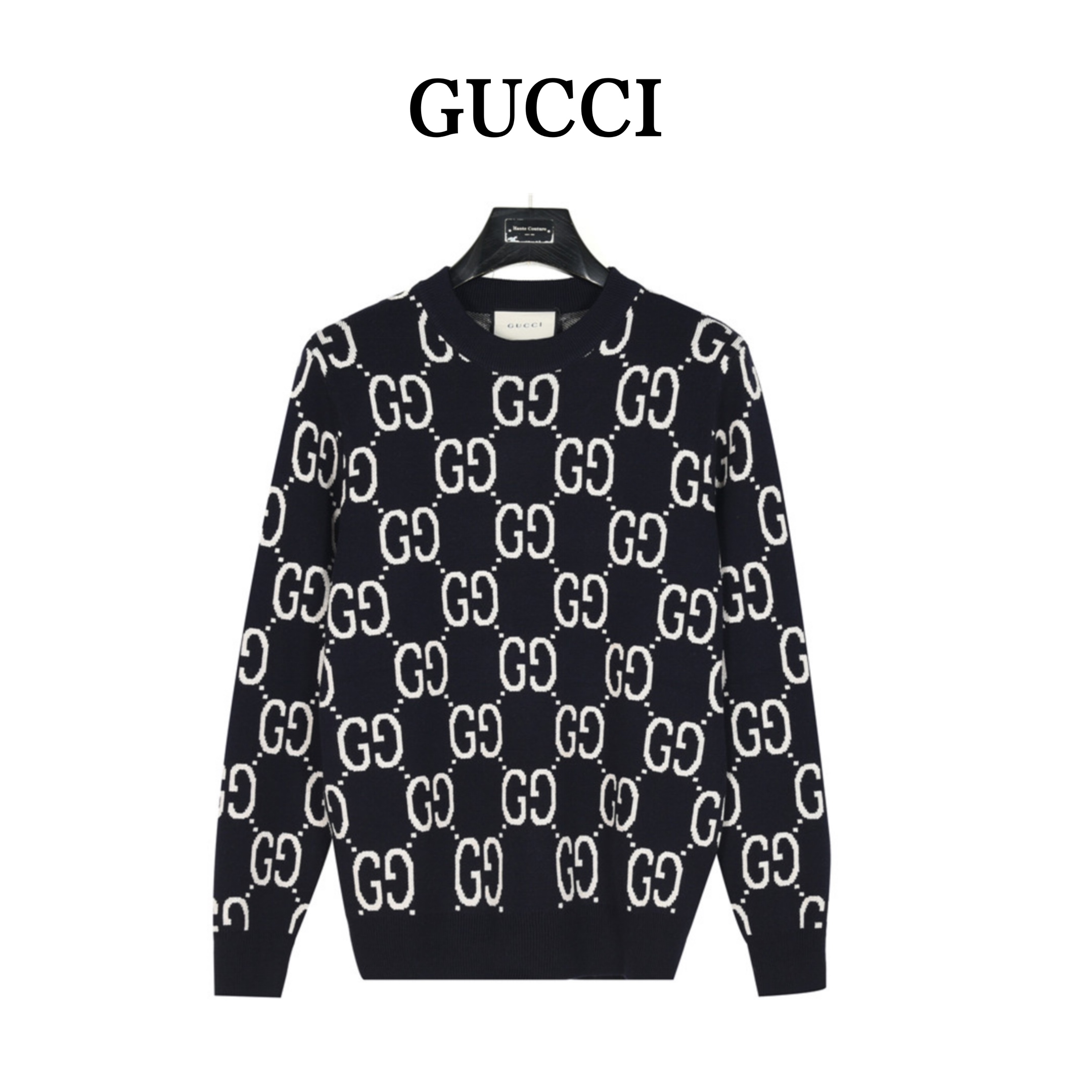 Gucci/古驰经典双G提花毛衣