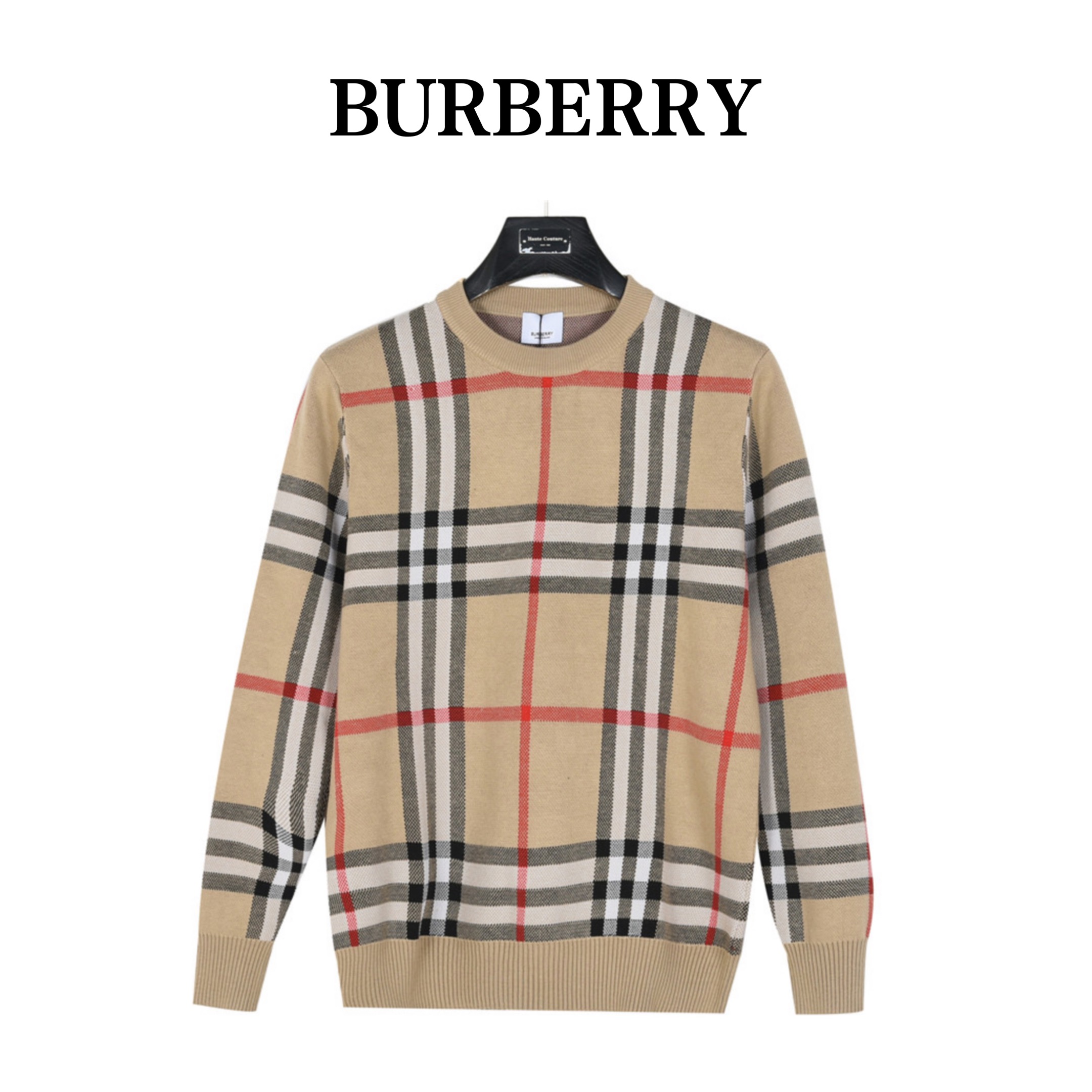 Burberry/巴宝莉经典格纹毛衣