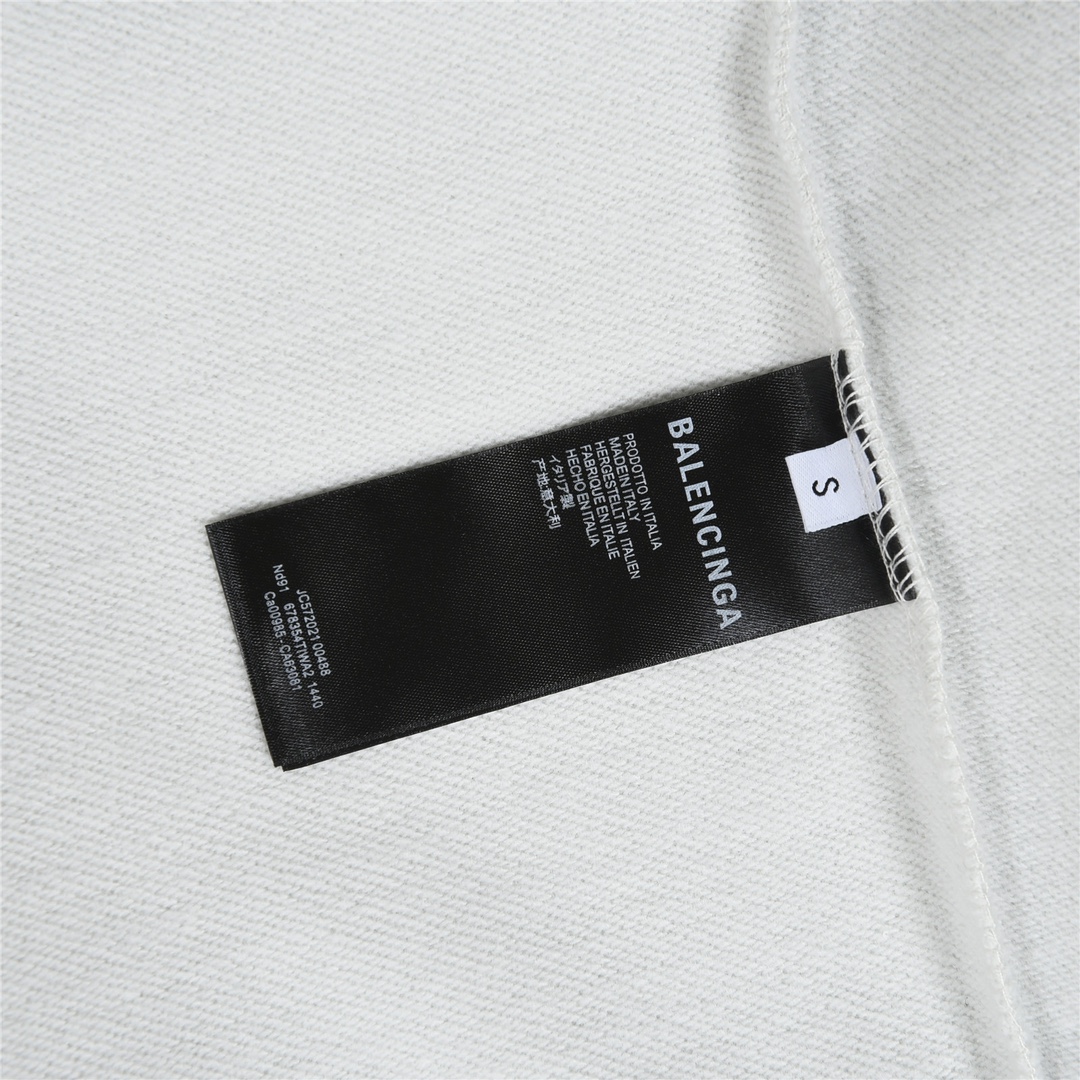 Balenciaga巴黎世家 x Vogue 联名 后背灯塔数码印花连帽卫衣