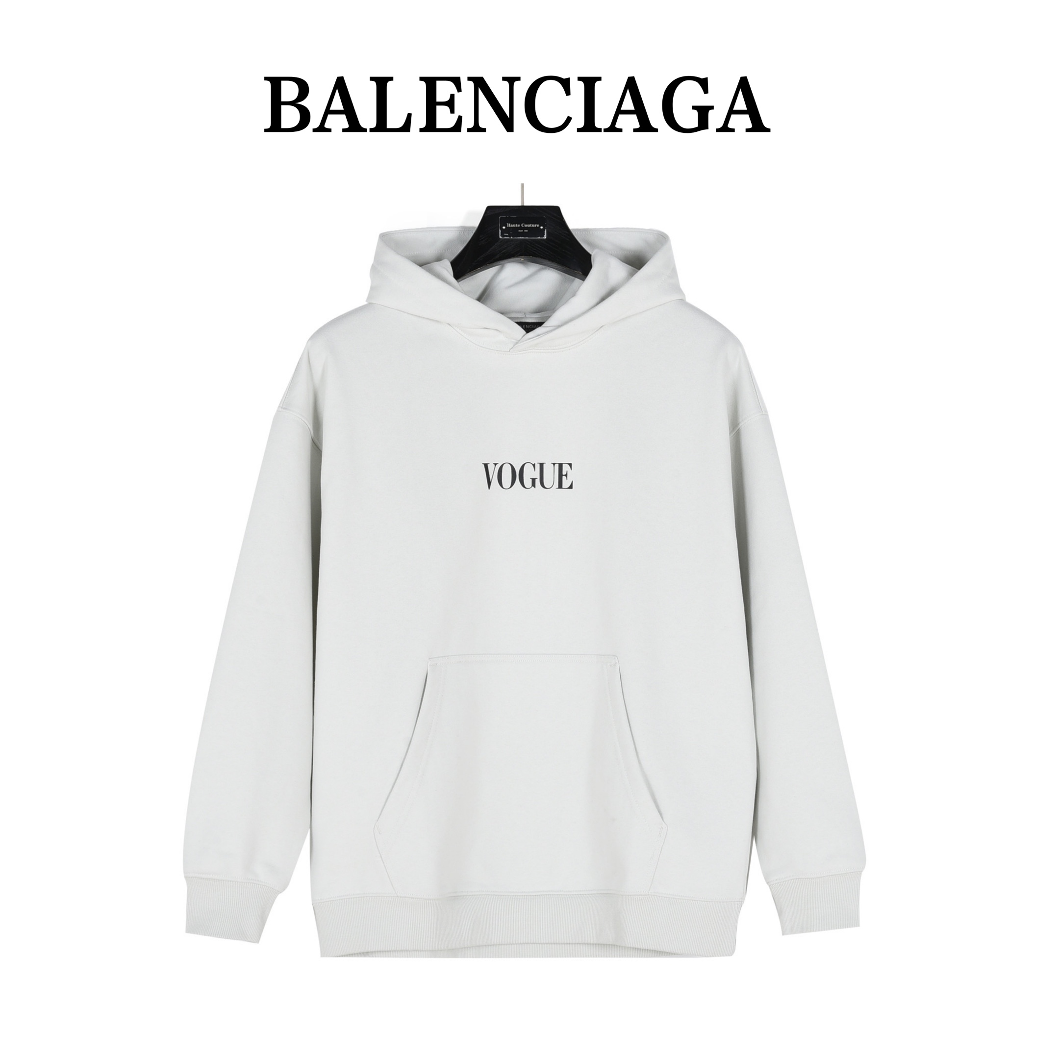 Balenciaga巴黎世家 x Vogue 联名 后背灯塔数码印花连帽卫衣