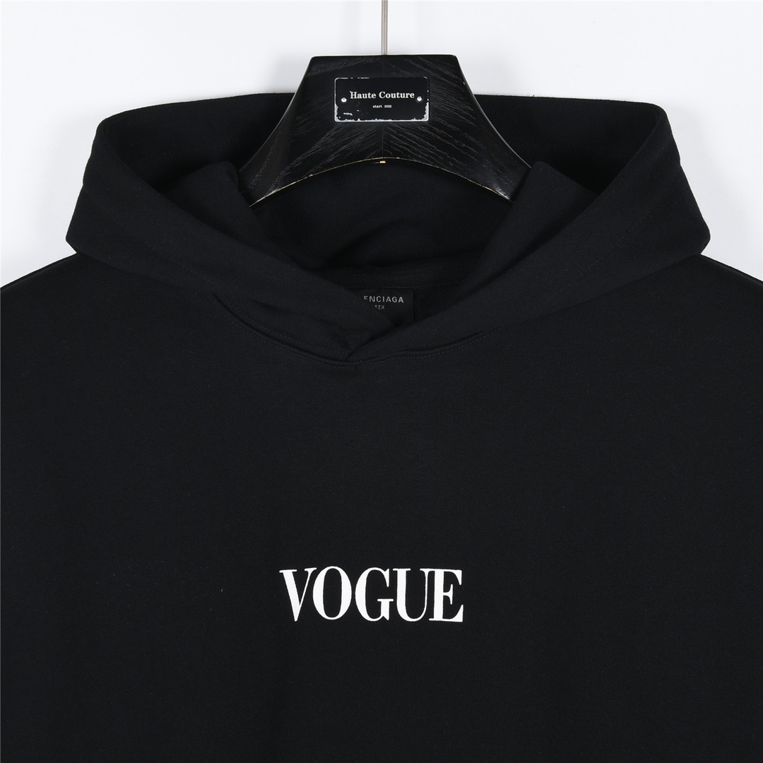 Balenciaga巴黎世家 x Vogue 联名 后背灯塔数码印花连帽卫衣