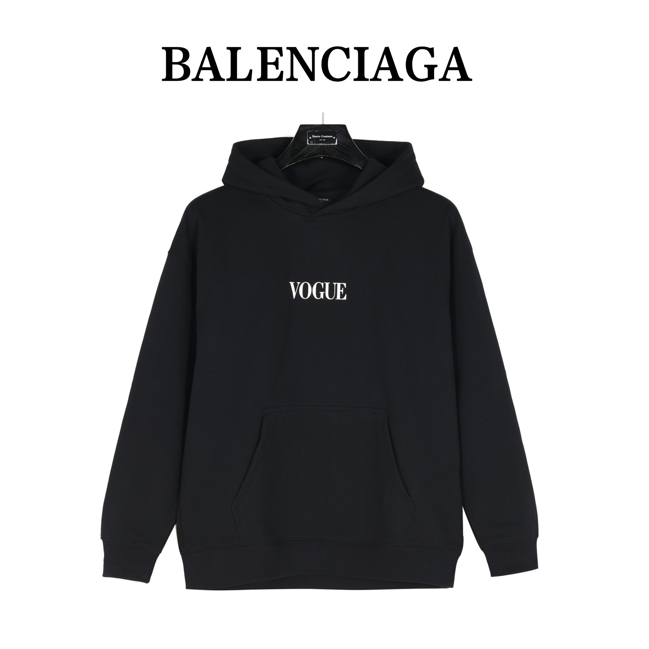 Balenciaga巴黎世家 x Vogue 联名 后背灯塔数码印花连帽卫衣